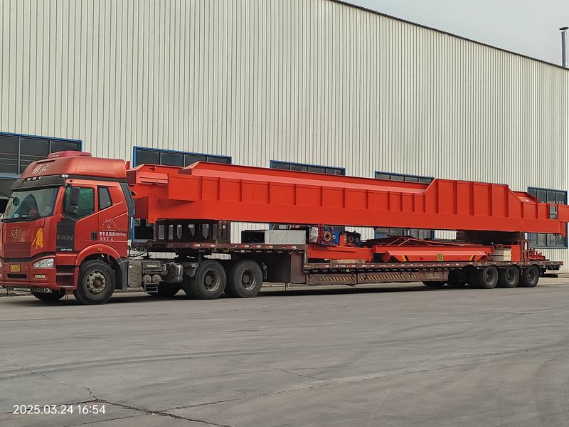 通用橋式起重機 QDXX32/5t—19.5m 電動單梁橋式起重機 2臺 LD10t—16.5m 制作完成，發往河北石家莊交付客戶使用。